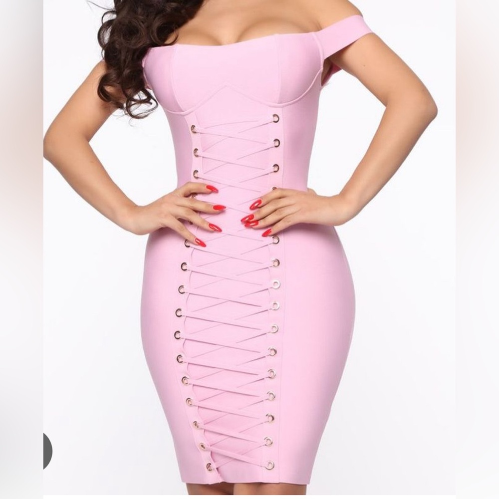 Sugar Sugar Bandage Midi Dress